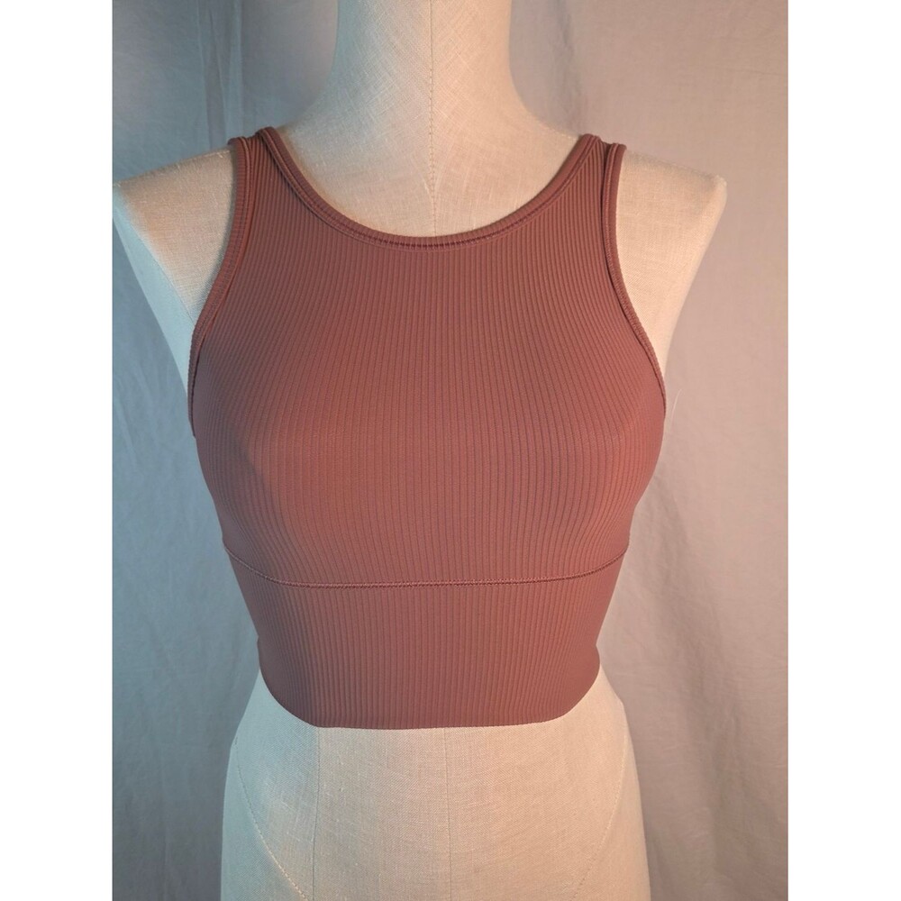 Lululemon W1CQMS Power Pivot Tank *Rib-Spiced Chai Size 0 NWOT